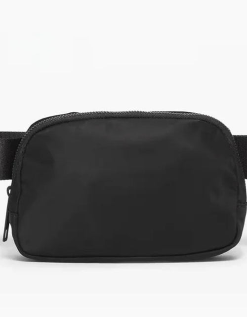 Load image into Gallery viewer, Bag- Felt Bag, Crossbody Bag Fanny Pack for Women Fashionable, Everywhere You Go, Waterproof Hip Waist Bag, Fashion Travel Chest Bag, Matte Black , Adjustable Strap for Traveling, Hiking, Walking
