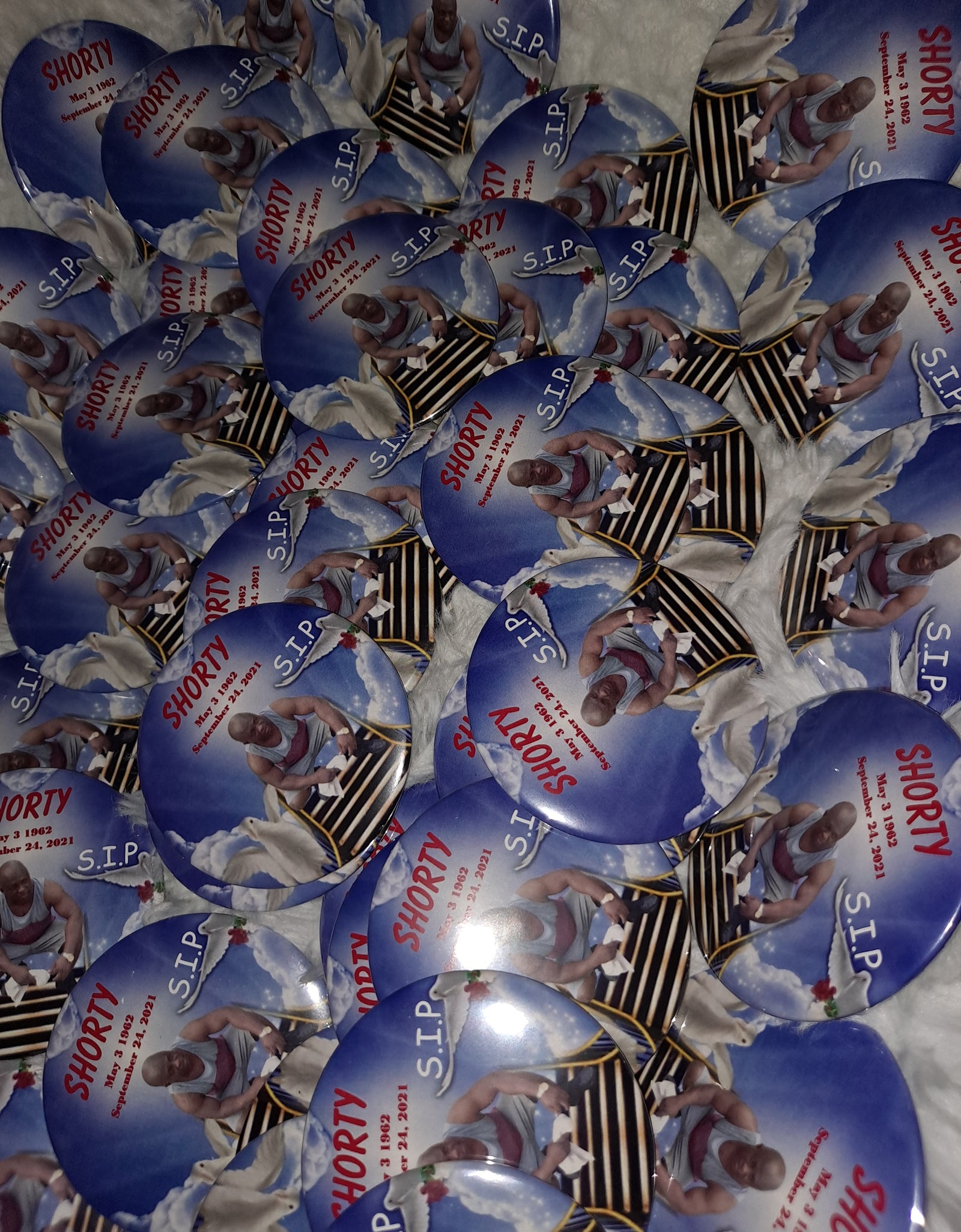 3" Custom Pin Back Buttons