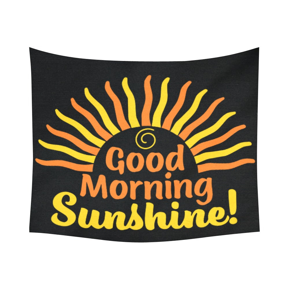Good Morning Sunshine Cotton Linen Wall Tapestry