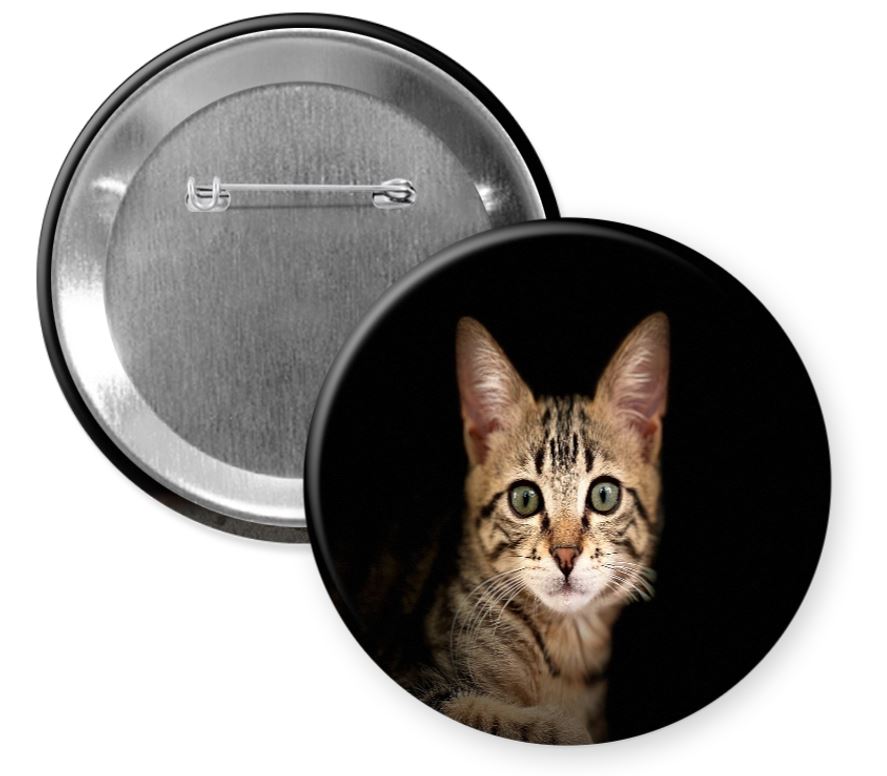 3" Custom Pin Back Buttons