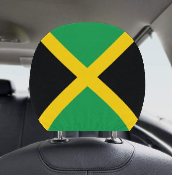 Car Seat Headrest Cover-Jamaica