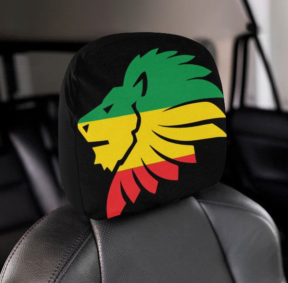 Car Seat Headrest Cover-Lion