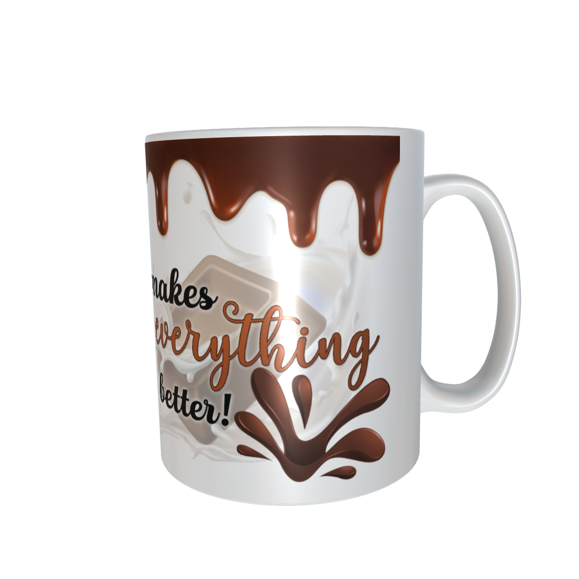 Mug- Chocolate Makes everything better