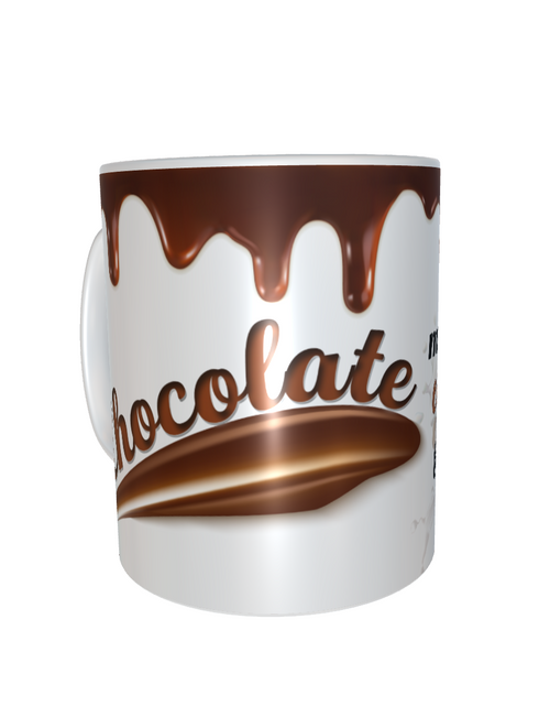 Load image into Gallery viewer, Mug- Chocolate Makes everything better
