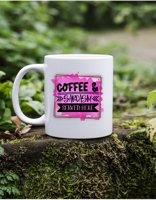 Load image into Gallery viewer, Mug-Coffee &amp; Sarcasm
