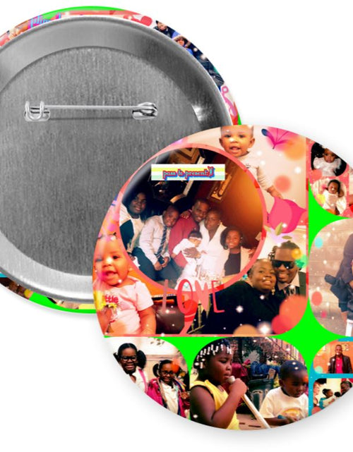 Load image into Gallery viewer, 3&quot; Custom Pin Back Buttons

