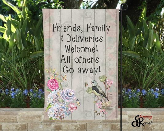 Friend and Family Garden Flag