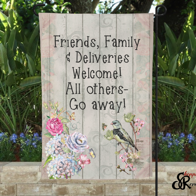 Friend and Family Garden Flag
