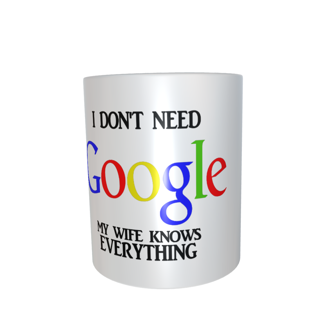 Mug-Don't Need Google