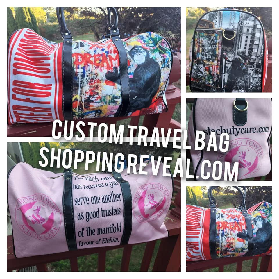 Travel Bag -Custom Waterproof Travel Bag/Large, Gym, Traveling,