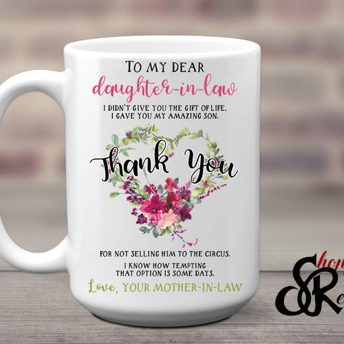 Load image into Gallery viewer, Mug: To my Daughter-In-Law
