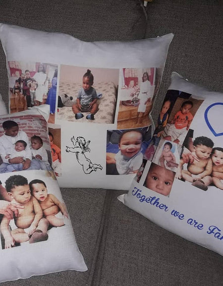 Custom Throw Pillow 16"X16" Gift for Mother's Day, Father's Day, Anniversary, Wedding Gift, etc.