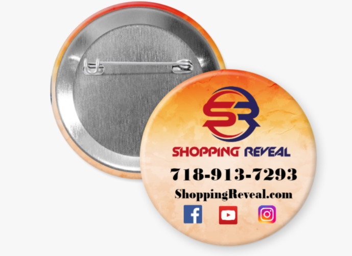 3" Custom Pin Back Buttons