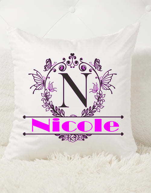 Load image into Gallery viewer, Alphabet Monogram Pillow 16x16 Size ONLY
