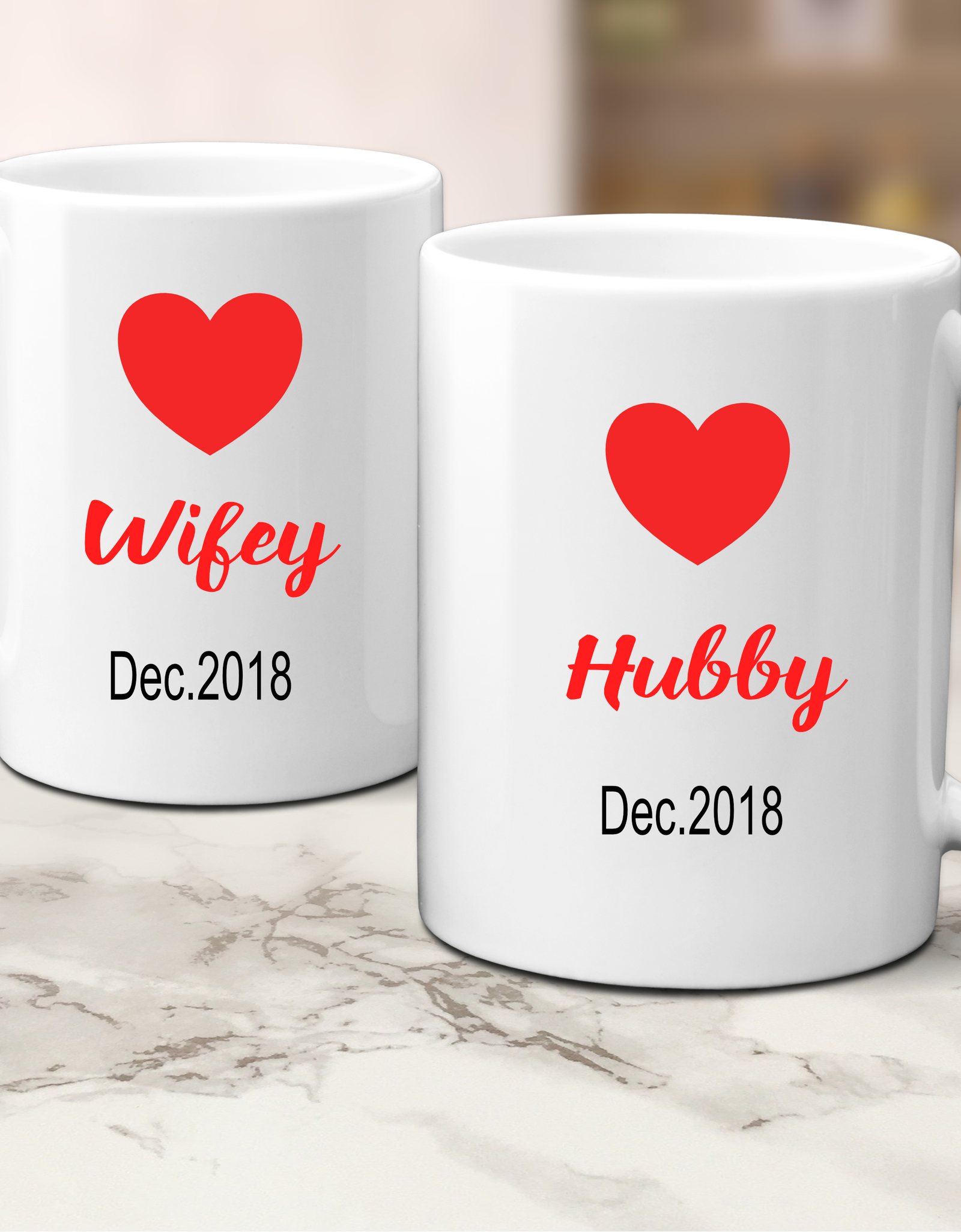 Wifey & Hubby Mug