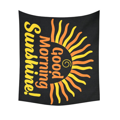 Good Morning Sunshine Cotton Linen Wall Tapestry
