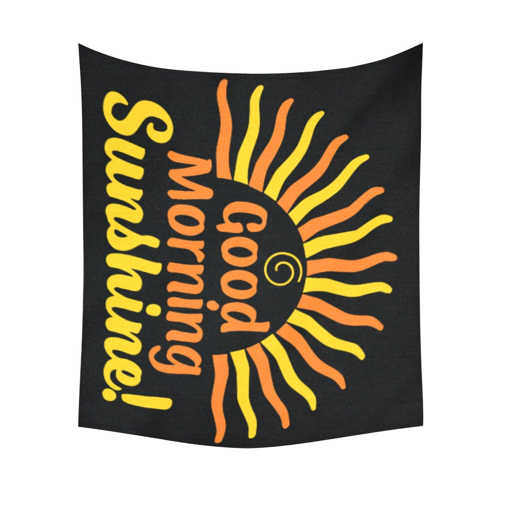 Good Morning Sunshine Cotton Linen Wall Tapestry