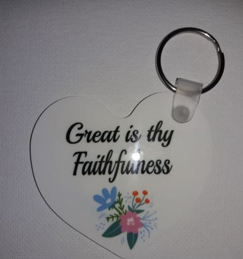 Load image into Gallery viewer, Double Sided Heart Key Chains
