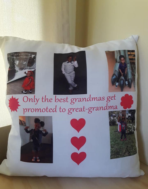 Load image into Gallery viewer, Create Your Own Photo Pillow Picture Upload Your Own Design Throw Pillow, Gift for Mother&#39;s Day, Father&#39;s Day, Anniversary, Wedding Gift, etc.
